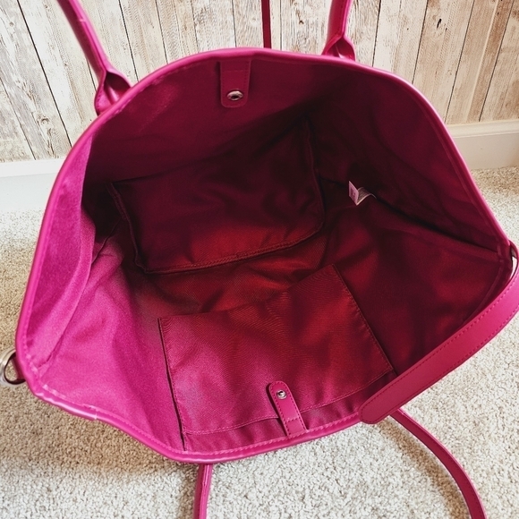 Ralph Lauren Fragrance Large Tote Bag In Magenta Color - Picture 8 of 9